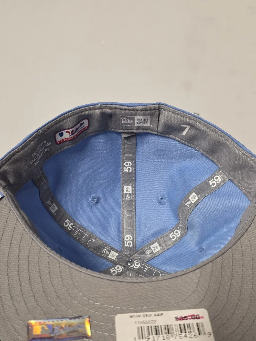 New Era 59FIFTY MLB Fitted Cap Size 7 Tampa Bay Rays Toronto Blue Jays
